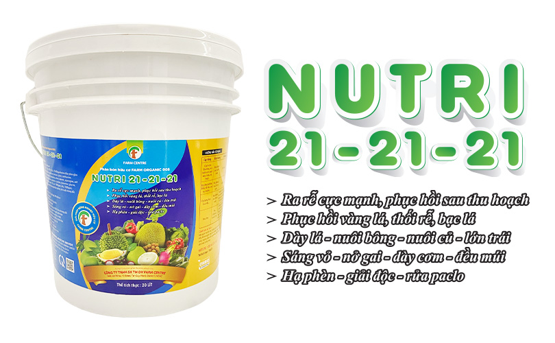  NUTRI ORGANIC IRRIGATION FERTILIZER 21-21-21